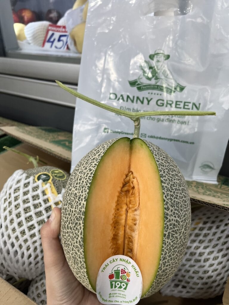 Dưa lưới hữu cơ Biển Hằng Nga Danny Green tại Biên Hòa