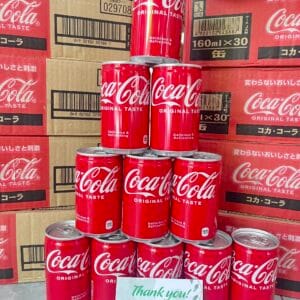 Coca Cola Nhật nhí nhập khẩu trực tiếp 160ml/lon - Thùng 30 lon